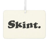 スキント。 カーエアーフレッシュナー (裏面)