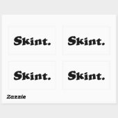 スキント。 長方形シール (シート)