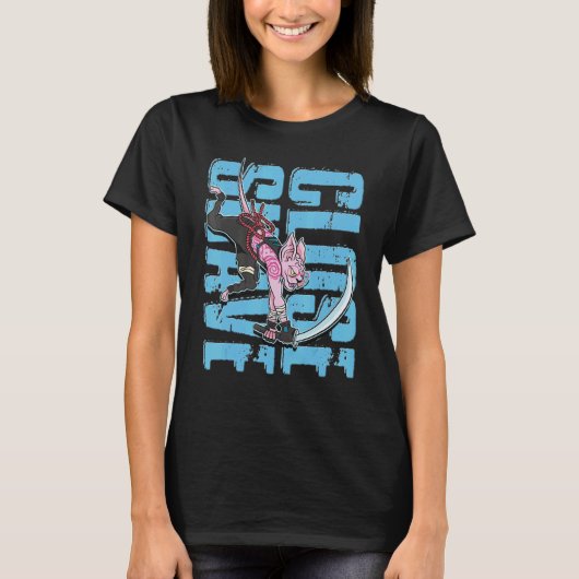 スキンヘッドのスフィンクス猫 Tシャツ (正面)