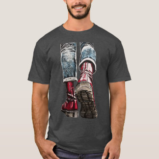 スキンヘッドブーツ1 Tシャツ