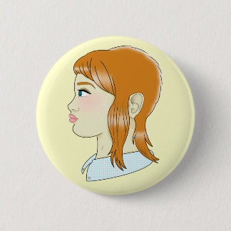 スキンヘッド族のByrdの伝統的な入れ墨 缶バッジ