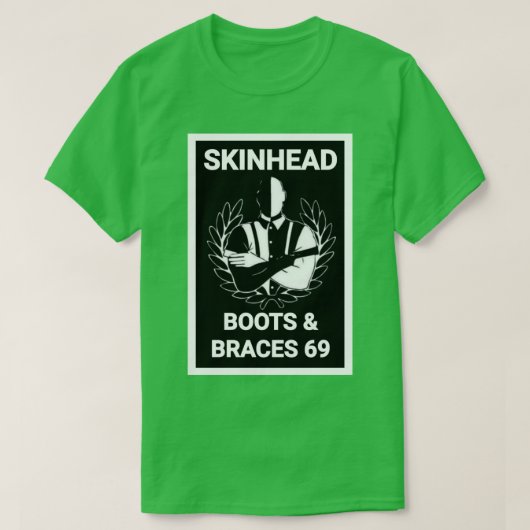 スキンヘッド Tシャツ (デザイン正面)