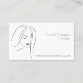 スキンマネージャー用の気にビジャード 名刺 (正面)