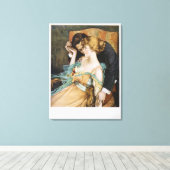 スキンユー愛するTouchメリーネブルーメンシェイン キャンバスプリント (インサイチュ (ウッドフロア))