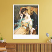 スキンユー愛するTouchメリーネブルーメンシェイン キャンバスプリント (インサイチュ (リビング))