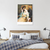 スキンユー愛するTouchメリーネブルーメンシェイン キャンバスプリント (インサイチュ (寝室))