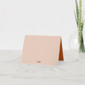 スキン気にエステティシャンビジネスサロンありがとう サンキューカード (裏面)