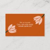 スキン気にエステティシャン女子ビジネスサロンボホ 名刺 (裏面)