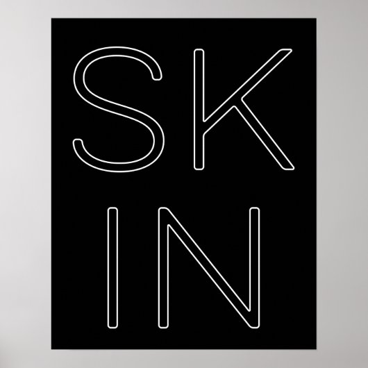 スキン気にスキカレ恋人スキンエステティシア ポスター (正面)