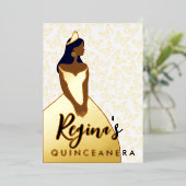 スキン&ヘアカラーの編集キンセアニラフォイル招待状 箔招待状 (立ち正面)