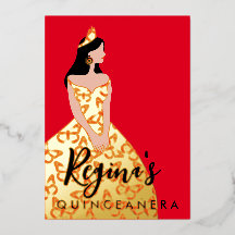 スキン&ヘアカラーの編集キンセアニラフォイル招待状