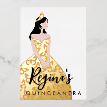 スキン&ヘアカラーの編集キンセアニラフォイル招待状