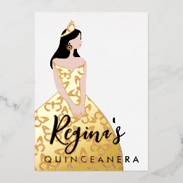 スキン&ヘアカラーの編集キンセアニラフォイル招待状 箔招待状