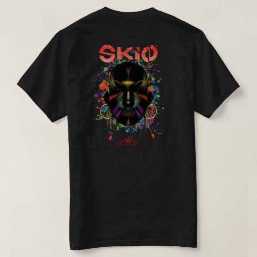 スキン Tシャツ (デザイン裏面)