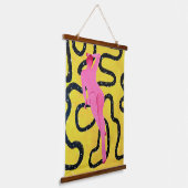 スキンIIの下 吊り下げ型タペストリー (傾斜あり)