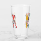 スキーおもしろいスカラフルカイエ タンブラーグラス (右)