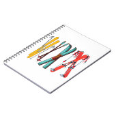 スキーおもしろいスカラフルカイエ ノートブック (左側)