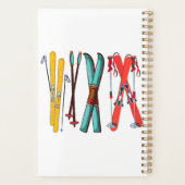 スキーおもしろいスカラフルカイエ プランナー手帳 (裏面)