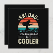 スキーおやじ 招待状 (正面/裏面)