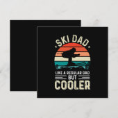 スキーお父さん 招待状 (正面/裏面)