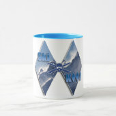 スキーかっこいいマグ マグカップ (中央)