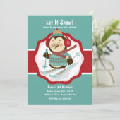 スキーするペンギンの招待 招待状 (スタンド正面)