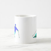スキーする人 スキー コーヒーマグカップ (中央)