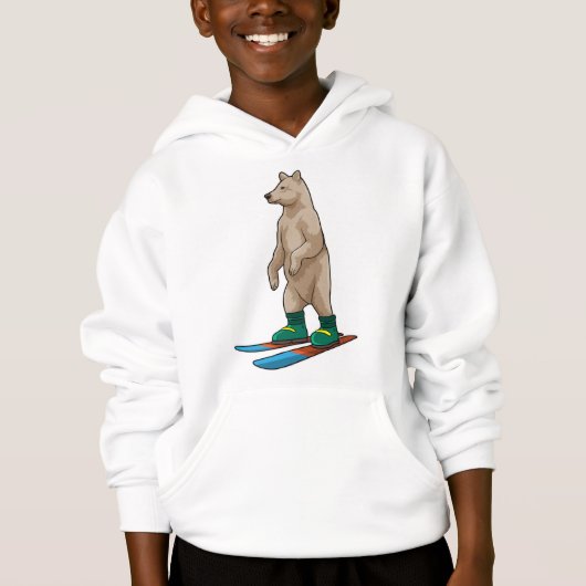 スキーでスキーヤーとしてベア (正面)