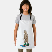 スキーでスキーヤーとしてベア エプロン (インサイチュ)