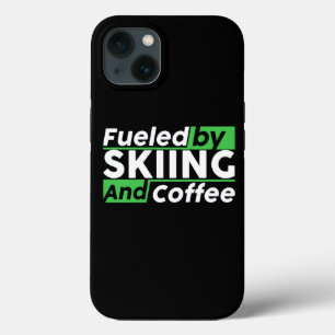 スキーとコーヒースキー愛好家によって燃料を供給 iPhone 13ケース