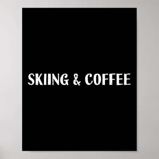 スキーとコーヒー コーヒー好きのリストア  ポスター (正面)