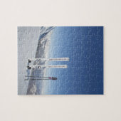 スキーとスキーポール ジグソーパズル (横)