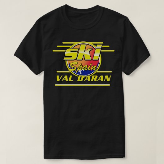 スキーにバルダランスペイン Tシャツ (デザイン正面)