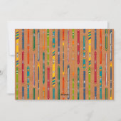 スキーに情熱を傾ける人のためのヴィンテージスキー写真 シーズンカード (裏面)