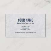 スキーに行く 名刺 (裏面)