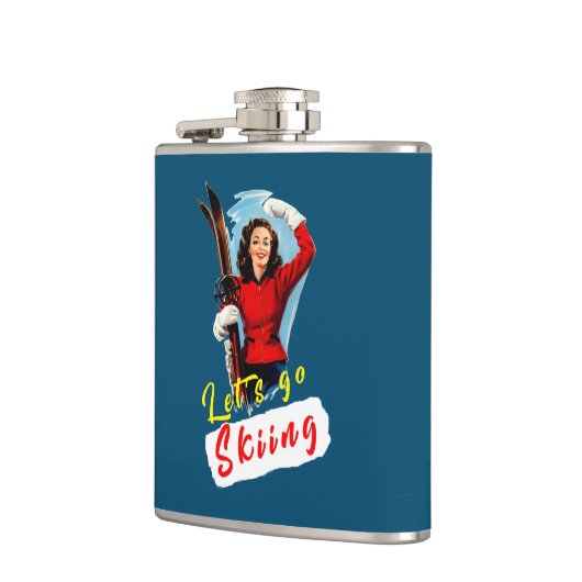 スキーに行こう フラスク (左)