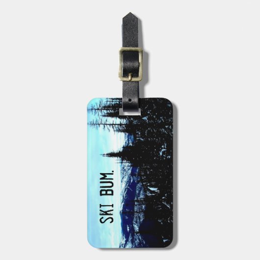 スキーのらくら者 ラゲッジタグ (正面縦)