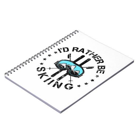 スキーのスキーヤーをやりたい ノートブック (左側)