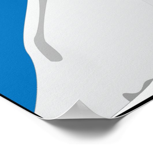 スキーのパトロールポスター ポスター (角)