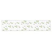 スキーの下りモダン坂の冬 ショートテーブルランナー (横)