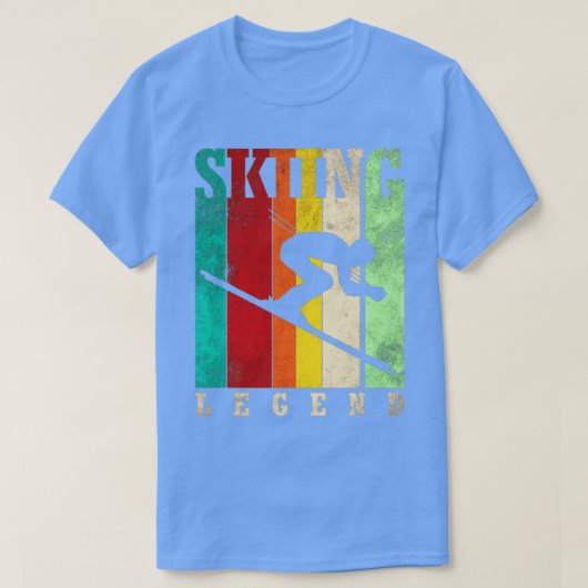 スキーの伝説 Tシャツ (デザイン正面)