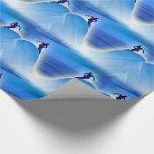 スキーの包装紙 ラッピングペーパー (角)