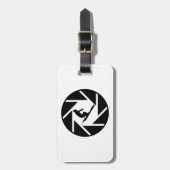 スキーの卒直な視野 ラゲッジタグ (正面縦)