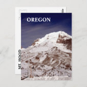 スキーの季節 ポストカード (正面/裏面)