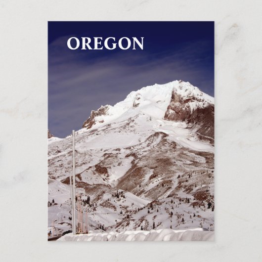 スキーの季節 ポストカード (正面)