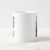 スキーの宣伝ポスター ジャンボコーヒーマグカップ (正面)