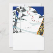 スキーの招待状 招待状 (裏面)