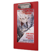 スキーの昇進ポスター クリップボード (左)