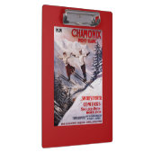 スキーの昇進ポスター クリップボード (右)