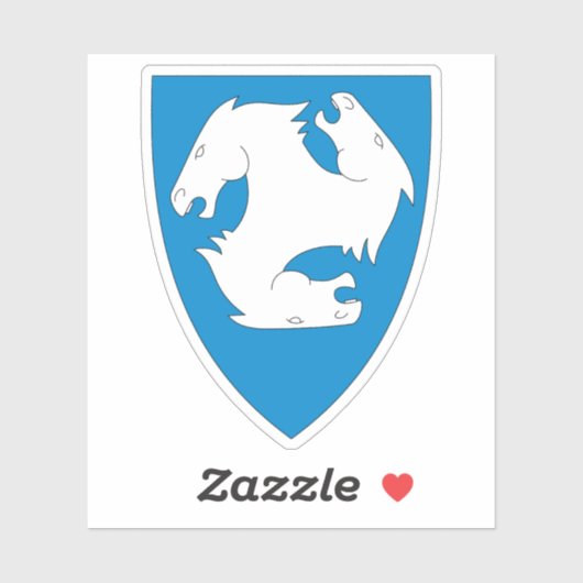 スキーの紋章 シール (シート)